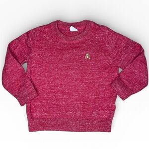Baby Gap Red Heather Crew Neck Sweater-Boys 3 Years